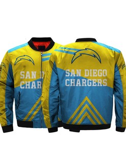 Low Price NFL Jackets Men San Diego Chargeers Bomber Jacket