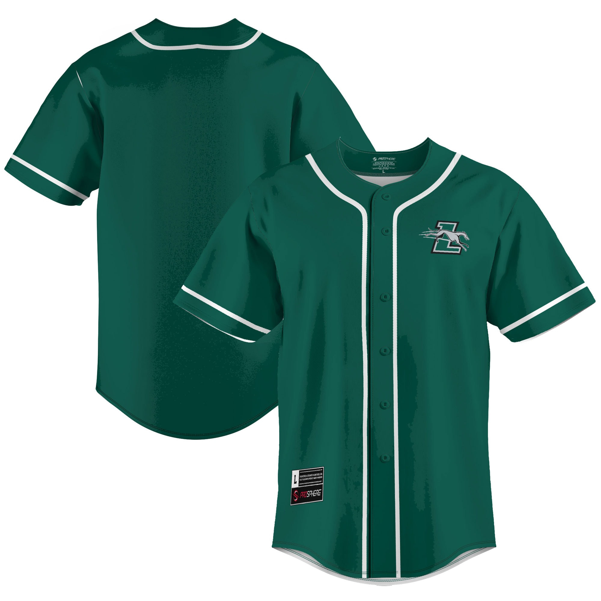 Loyola Greyhounds Baseball Jersey - Green Ncaa