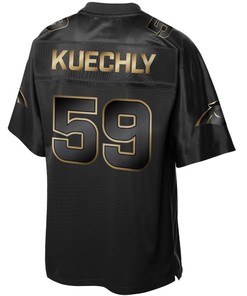 Luke Kuechly Carolina Panthers Nfl Pro Line Gold Collection Jersey - Black