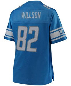 Luke Willson Detroit Lions Nfl Pro Line Womens Player Jersey - Blue