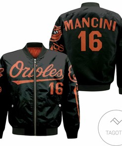 MLB Baltimore Orioles 16 Mancini Bomber Jacket