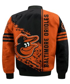 MLB Baltimore Orioles Quarter Style Bomber Jacket