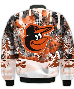 MLB Baltimore Orioles Snoopy Dabbing The Peanuts Bomber Jacket