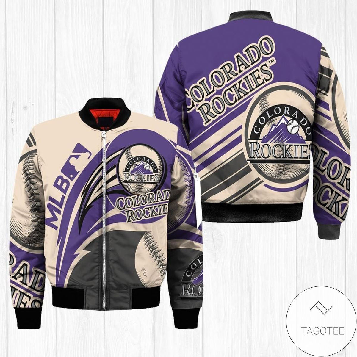 MLB Colorado Rockies Bomber Jacket V4