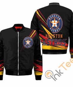 MLB Houston Astros Black Bomber Jacket