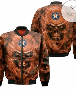 MLB Houston Astros Skull Bomber Jacket