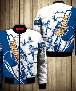 MLB Kansas City Royals 3D Full Print Bomber Jacket