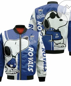 MLB Kansas City Royals Snoopy Lover Bomber Jacket