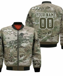 MLB Los Angeles Dodgers Custom Name Number Bomber Jacket V12