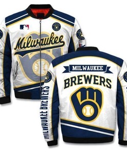 MLB Milwaukee Brewers Bomber Jacket V1