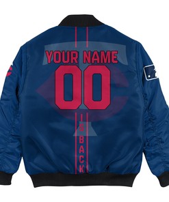 MLB Minnesota Twins Custom Name Number Bomber Jacket V4