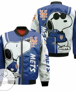 MLB New York Mets Snoopy Lover Bomber Jacket