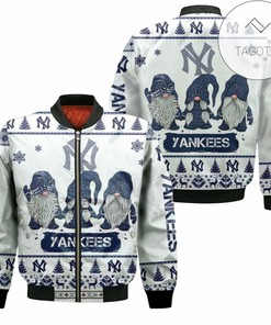 MLB New York Yankees Christmas Gnomes Bomber Jacket