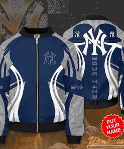 MLB New York Yankees Custom Name Bomber Jacket V6