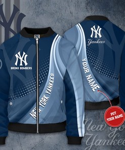 MLB New York Yankees Custom Name Bomber Jacket V9