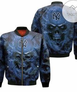 MLB New York Yankees Skull Bomber Jacket