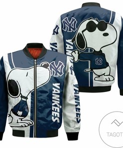 MLB New York Yankees Snoopy Lover Bomber Jacket