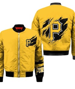 MLB Pittsburgh Pirates Gold Bomber Jacket