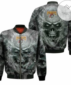 MLB Pittsburgh Pirates Skull Bomber Jacket