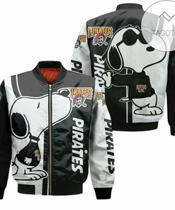 MLB Pittsburgh Pirates Snoopy Lover Bomber Jacket