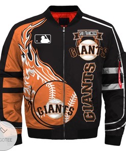 MLB San Francisco Giants Black Bomber Jacket