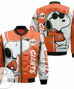 MLB San Francisco Giants Snoopy Lover Bomber Jacket
