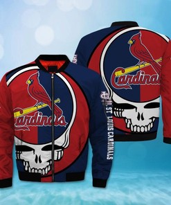 MLB St. Louis Cardinals Skull Bomber Jacket