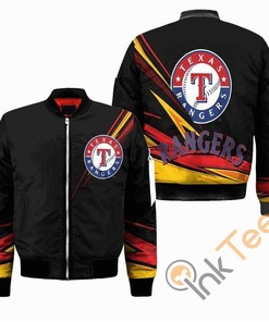 MLB Texas Rangers Black Bomber Jacket