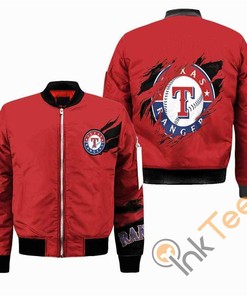 MLB Texas Rangers Red Bomber Jacket