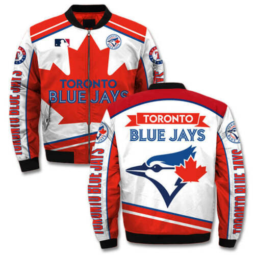 MLB Toronto Blue Jays Red Bomber Jacket