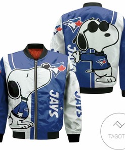 MLB Toronto Blue Jays Snoopy Lover Bomber Jacket