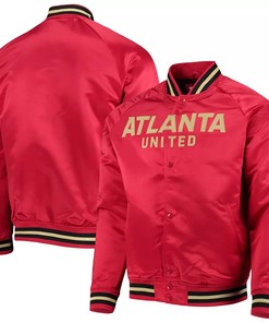 MLS Atlanta United FC Red Bomber Jacket