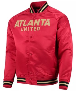 MLS Atlanta United FC Red Bomber Jacket