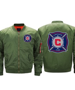 MLS Chicago Fire Green Bomber Jacket