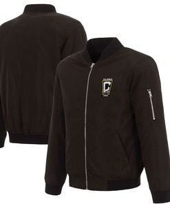 MLS Columbus Crew SC Black Bomber Jacket