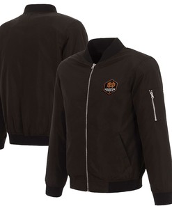 MLS Houston Dynamo Black Bomber Jacket