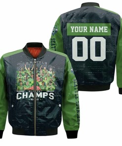 MLS Seattle Sounders FC Champions 2019 Custom Name Number Bomber Jacket