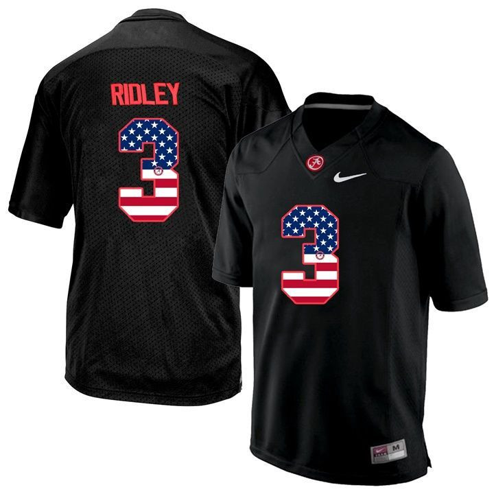 Male Alabama Crimson Tide Blackout Calvin Ridley NCAA Football Fashion Jersey