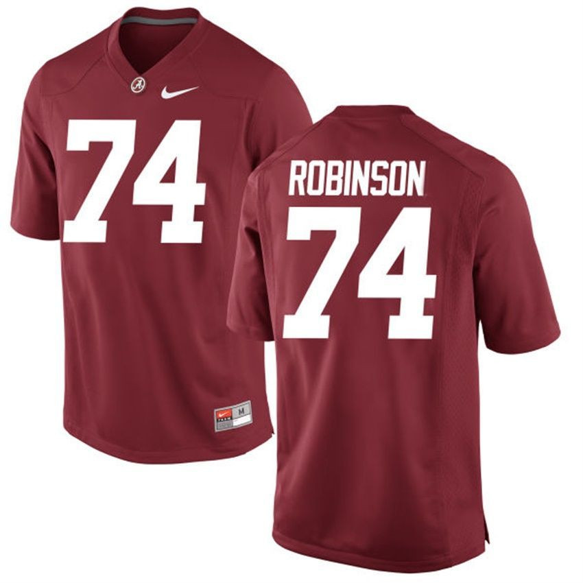 Male Alabama Crimson Tide Crimson Cam Robinson NCAA Alumni Football Game Jersey