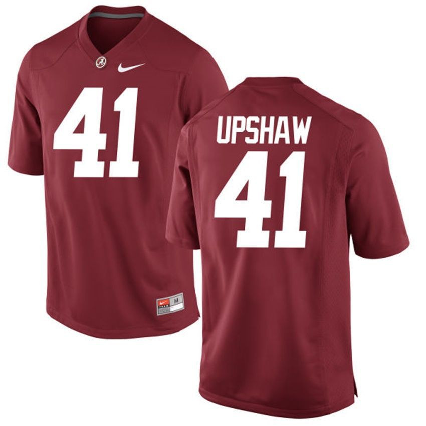 Male Alabama Crimson Tide Crimson Courtney Upshaw NCAA Alumni Football Game Jersey