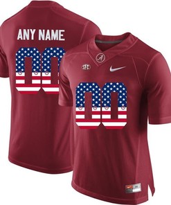 Male Alabama Crimson Tide Crimson Custom College Football Limited Jersey