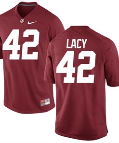 Male Alabama Crimson Tide Crimson Eddie Lacy NCAA Alumni Football Game Jersey