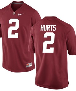 Male Alabama Crimson Tide Crimson Jalen Hurts NCAA Alumni Football Game Jersey