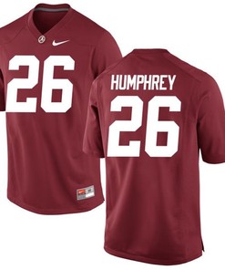 Male Alabama Crimson Tide Crimson Marlon Humphrey NCAA Alumni Football Game Jersey