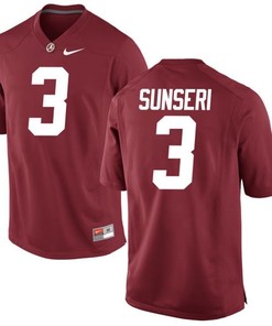 Male Alabama Crimson Tide Crimson Vinnie Sunseri NCAA Alumni Football Game Jersey