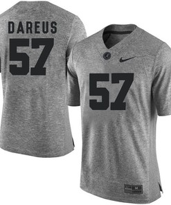 Male Alabama Crimson Tide Gray Marcell Dareus NCAA Football Gridiron Gray Limited Jersey