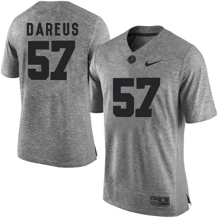 Male Alabama Crimson Tide Gray Marcell Dareus NCAA Football Gridiron Gray Limited Jersey