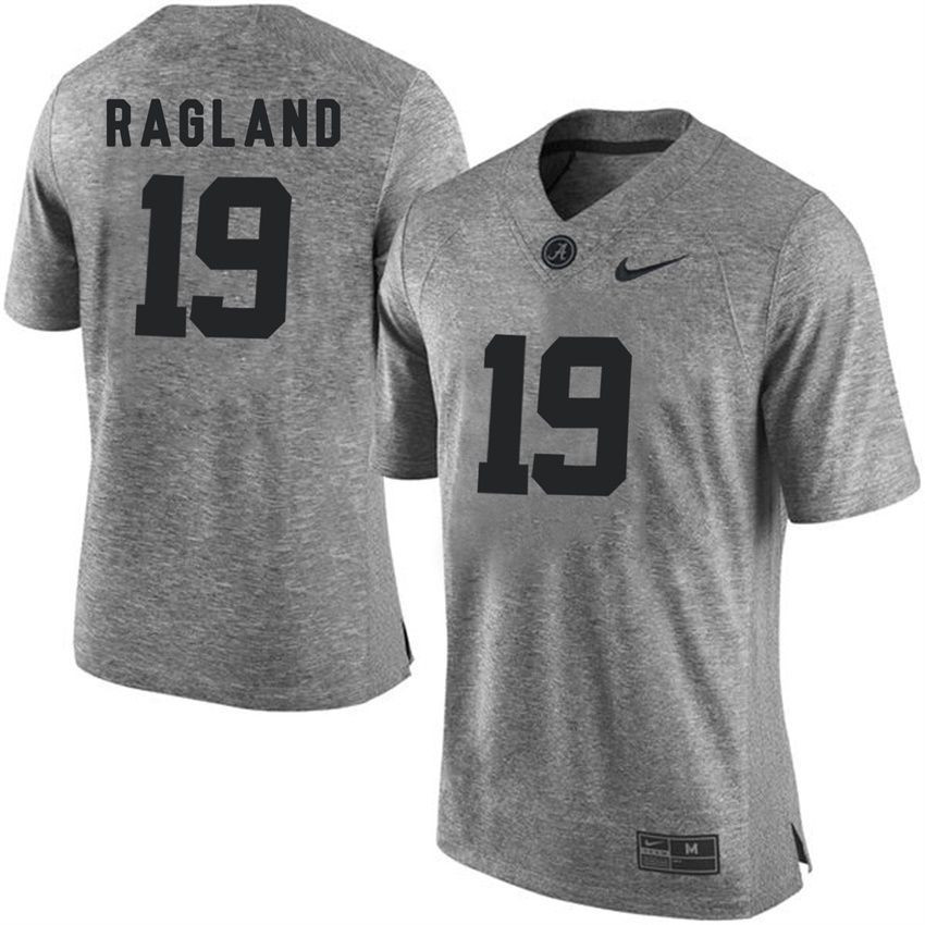 Male Alabama Crimson Tide Gray Reggie Ragland NCAA Football Gridiron Gray Limited Jersey