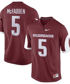 Male Arkansas Razorbacks Cardinal Darren McFadden Alumni Football Performance Jersey