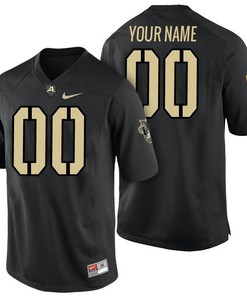 Male Army Black Knights Black College Limited Football Customized Jersey
